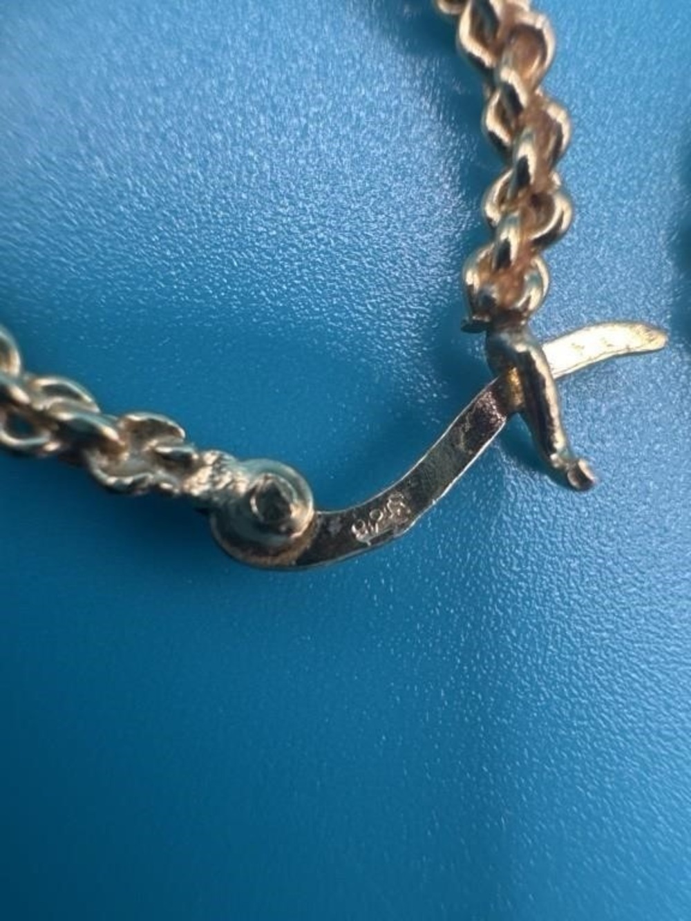 925 Sterling Silver Gold Tone Braided Twist Hoop Earrings 2.15g - Picture 2 of 5